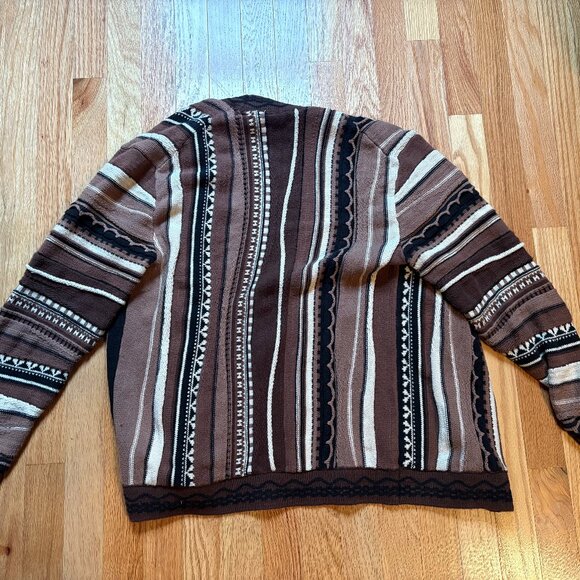 Abercrombie & Fitch Jacquard Stripe Knit Cardigan - Picture 2 of 3